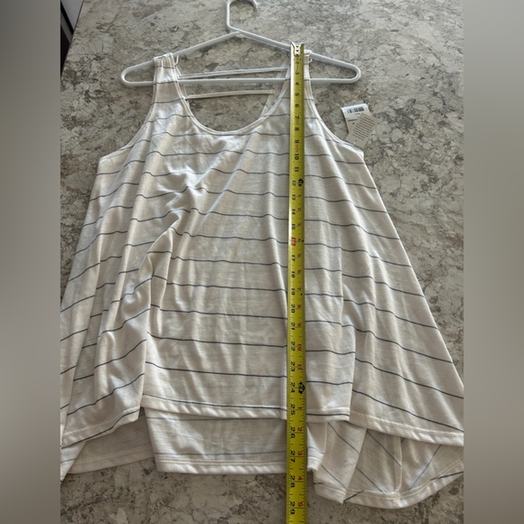 Women Awake Striped Tank Top Large NWT - Picture 8 of 9